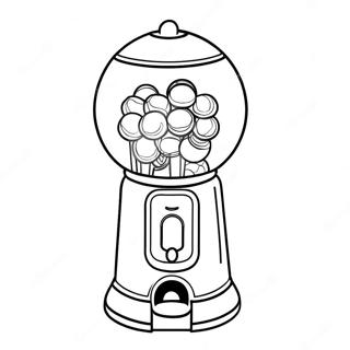 Gumball Machine Coloring Page 18165-15214