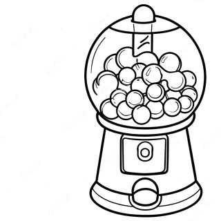 Gumball Machine Coloring Page 18165-15215