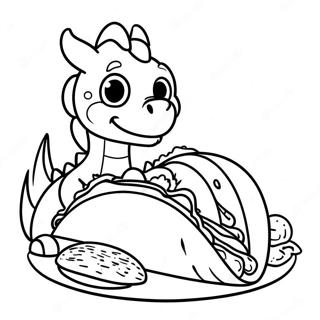 Dragons Love Tacos Coloring Page 18175-15222