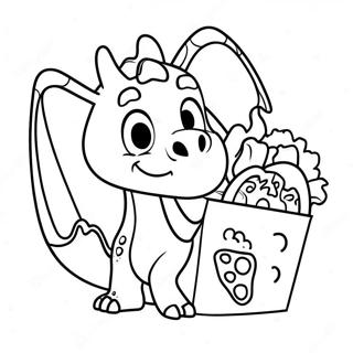 Dragons Love Tacos Coloring Pages