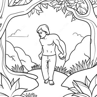 Garden Of Eden Coloring Page 18185-15232