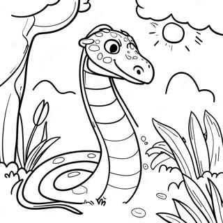 Serpent In The Garden Of Eden Coloring Page 18186-15235