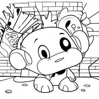 Graffiti Coloring Page 181-146