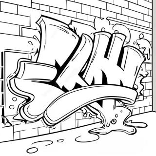 Graffiti Coloring Page 181-147