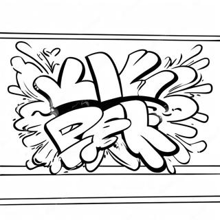 Graffiti Coloring Page 181-148