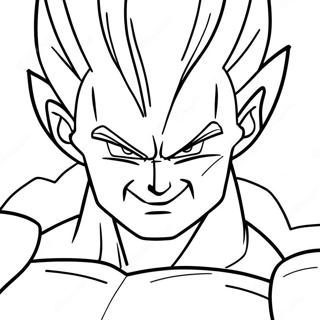 Super Saiyan Vegeta In Battle Coloring Page 18226-15275