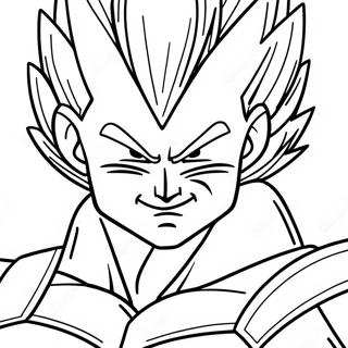 Vegeta Coloring Pages