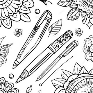 Pen Coloring Page 18235-15279