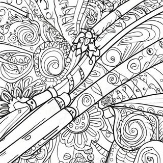 Pen Coloring Pages