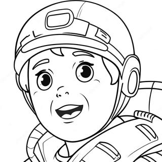 Ryder In Action Coloring Page 18246-15290