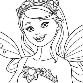 Barbie Fairy Coloring Page 18275-15310