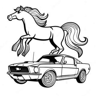 Mustang Coloring Page 18295-15328