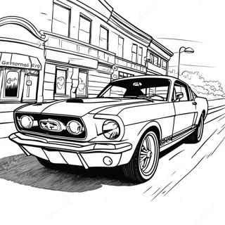 Mustang Coloring Pages