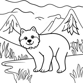 Alaska Wildlife Coloring Page 18316-15345