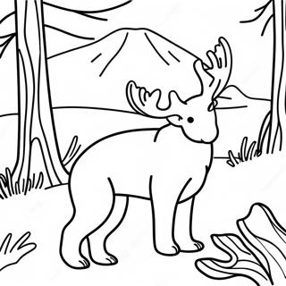 Alaska Wildlife Coloring Page 18316-15346