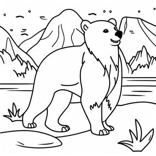 Alaska Wildlife Coloring Page 18316-15347