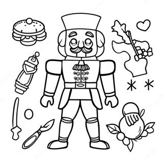 Nutcracker Coloring Page 1831-1507