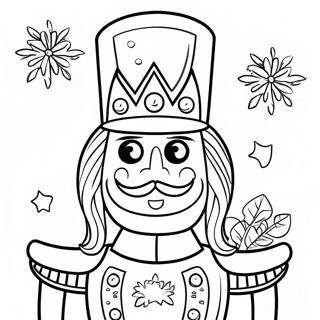 Festive Nutcracker Soldier Coloring Page 1832-1512