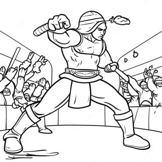 Akedo Battle Arena Coloring Page 18336-15361