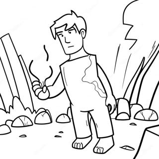 Herobrine Coloring Page 18355-15374