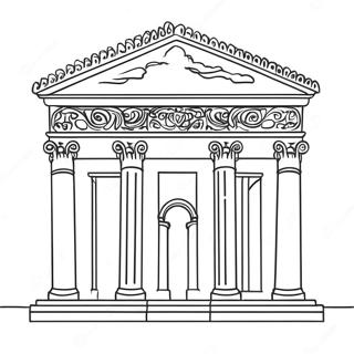 Roman Coloring Pages