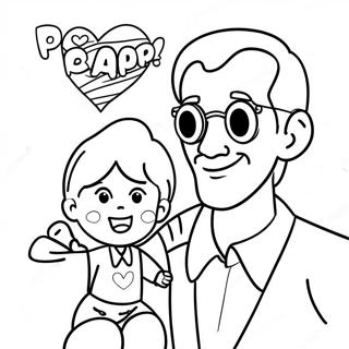 Preschool Father S Day Coloring Page 18385-15400