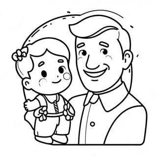 Preschool Fathers Day Coloring Pages