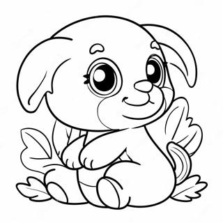 Cute Baby Animals Coloring Page 18406-15417