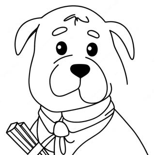 Monty Coloring Page 18415-15424