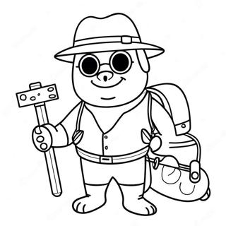 Monty Coloring Pages