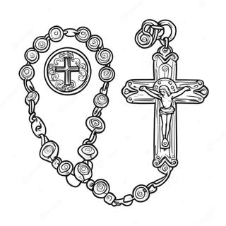 Rosary Coloring Page 18475-15471