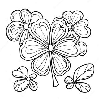 4-H Clover Coloring Pages