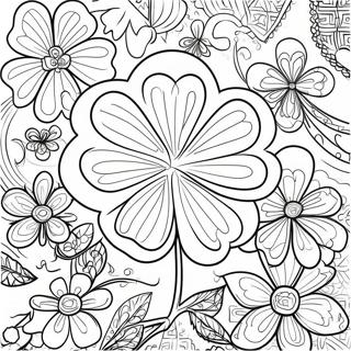 4 H Clover Coloring Page 18485-15478