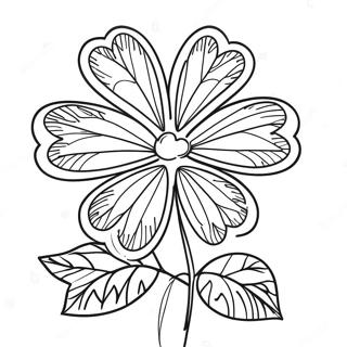 4 H Clover Coloring Page 18485-15479