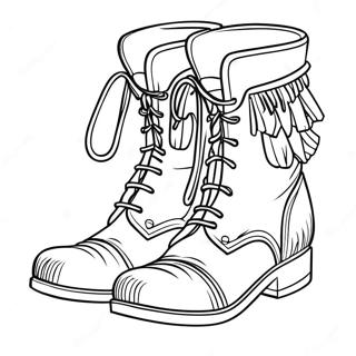 Boots Coloring Page 18495-15486