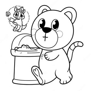 Potty Training Coloring Pages