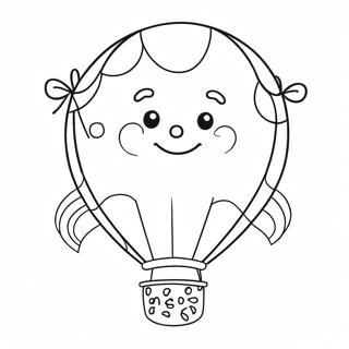 Happy 5th Birthday Balloon Coloring Page 18525-15510