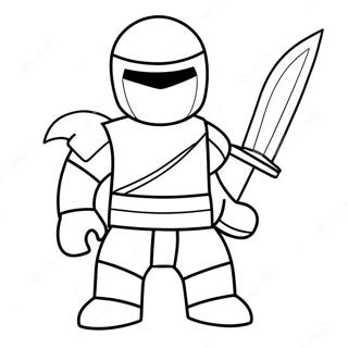 Ninja Roblox Coloring Page 18535-15518