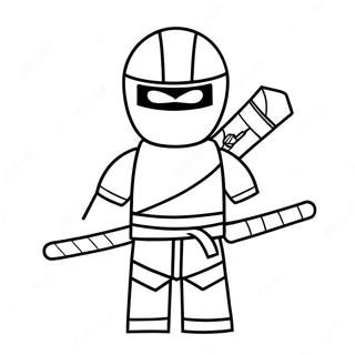 Ninja Roblox Coloring Page 18535-15520