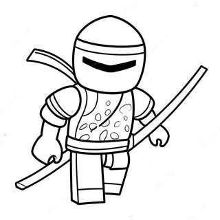 Roblox Ninja In Action Coloring Page 18536-15523