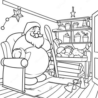 Santa S Workshop Coloring Page 18545-15526