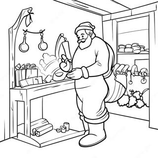 Santa S Workshop Coloring Page 18545-15527