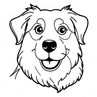 Australian Shepherd Coloring Page 18575-15551