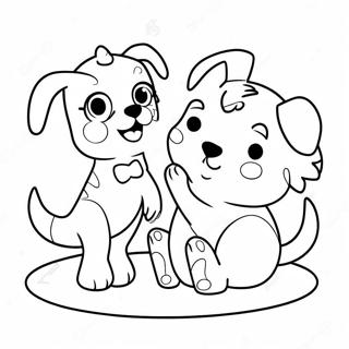 Cute Lol Pets Playing Together Coloring Page 18606-15578