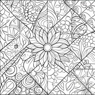 Quilt Coloring Pages