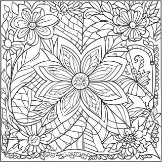 Quilt Coloring Page 18615-15583