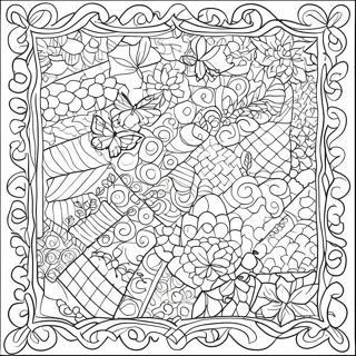 Quilt Coloring Pages