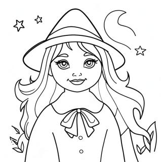 Witchy Coloring Pages