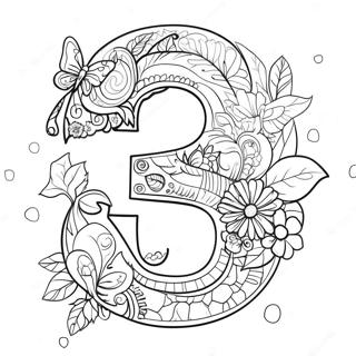 Number 3 Coloring Page 18625-15592