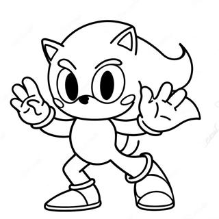 Sonic Silver Coloring Page 18635-15600